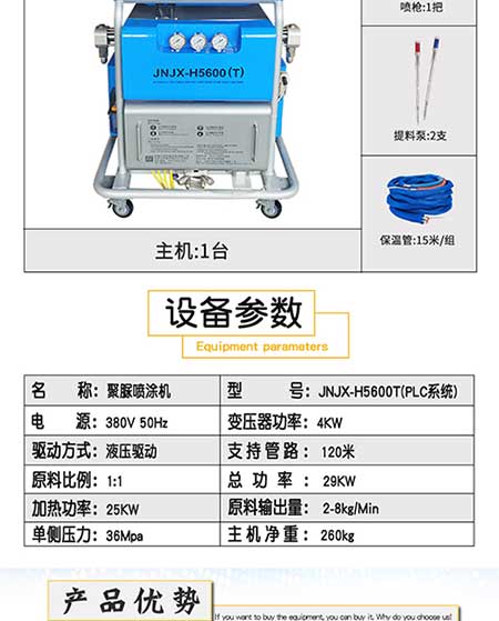 JNJX-H5600(T)PLC聚脲喷涂机设备 -3